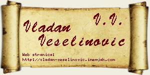 Vladan Veselinović vizit kartica